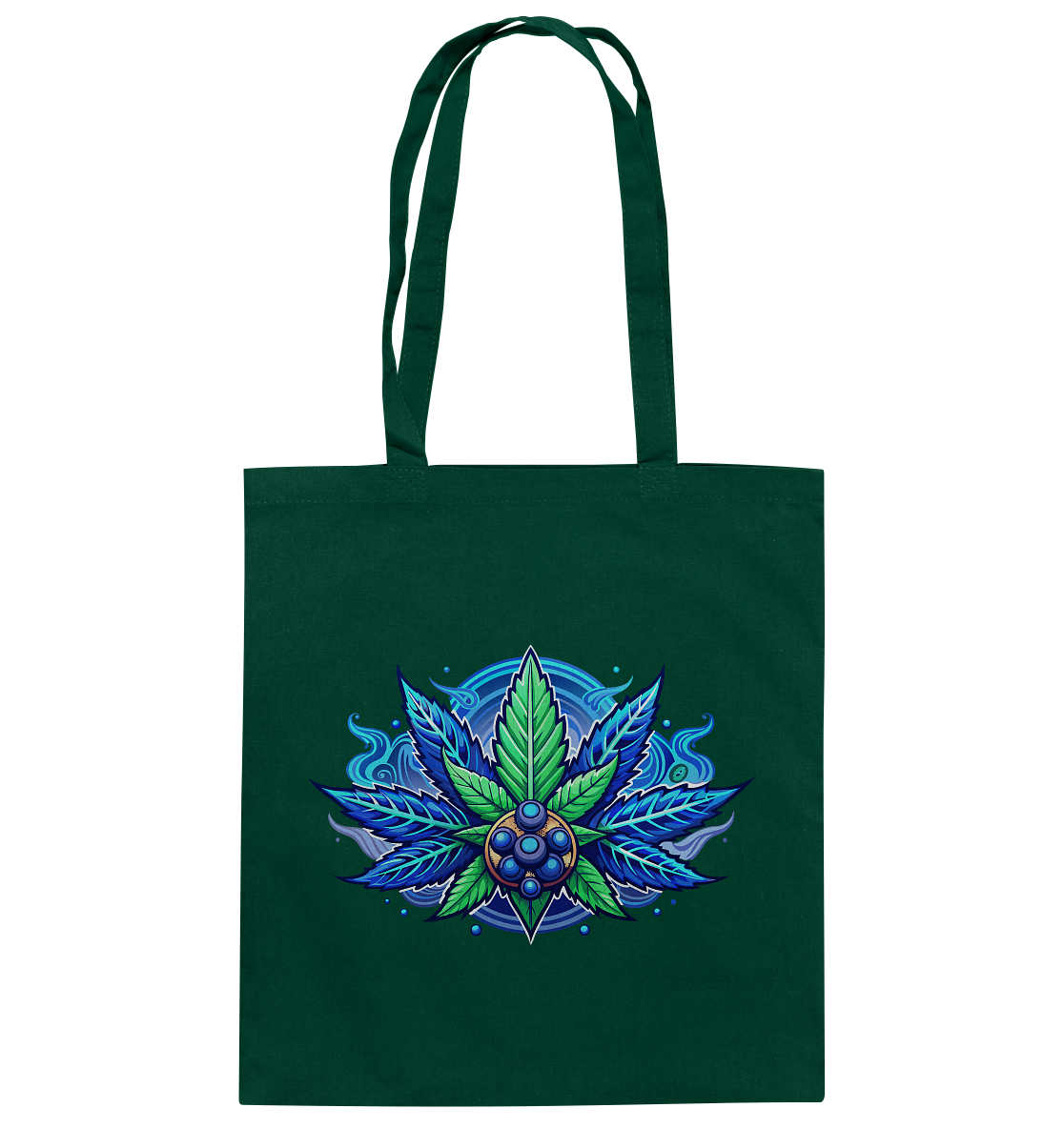 Blue Leaf - Baumwolltasche