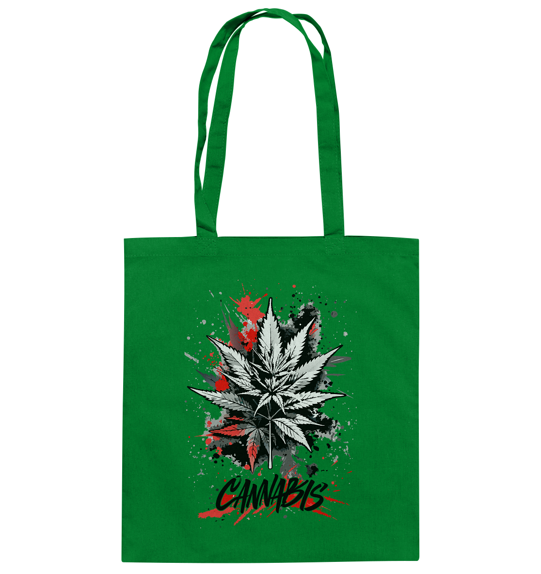 Red Cannabis - Baumwolltasche