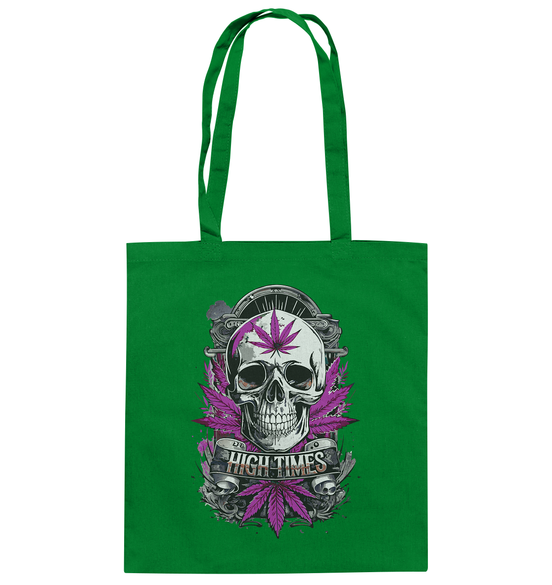 High Times Skull Purple - Baumwolltasche