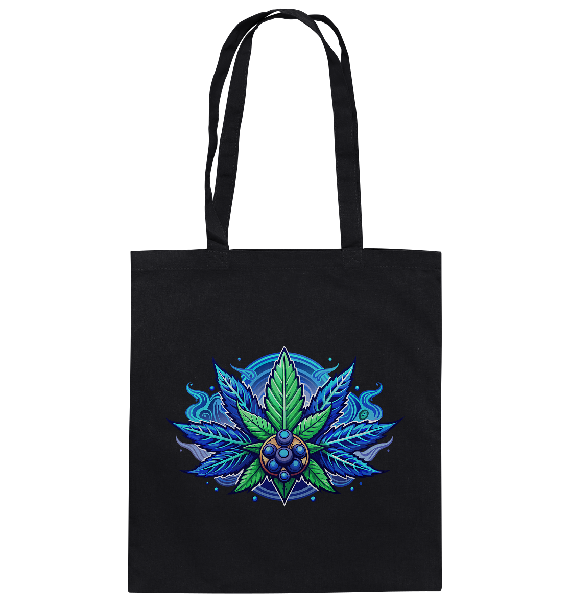 Blue Leaf - Baumwolltasche