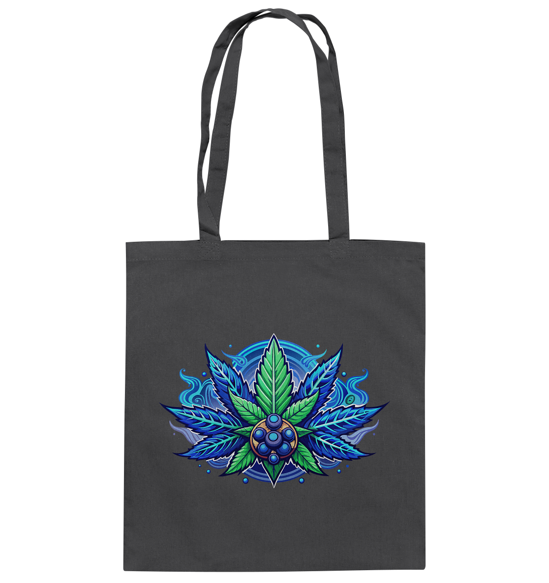 Blue Leaf - Baumwolltasche