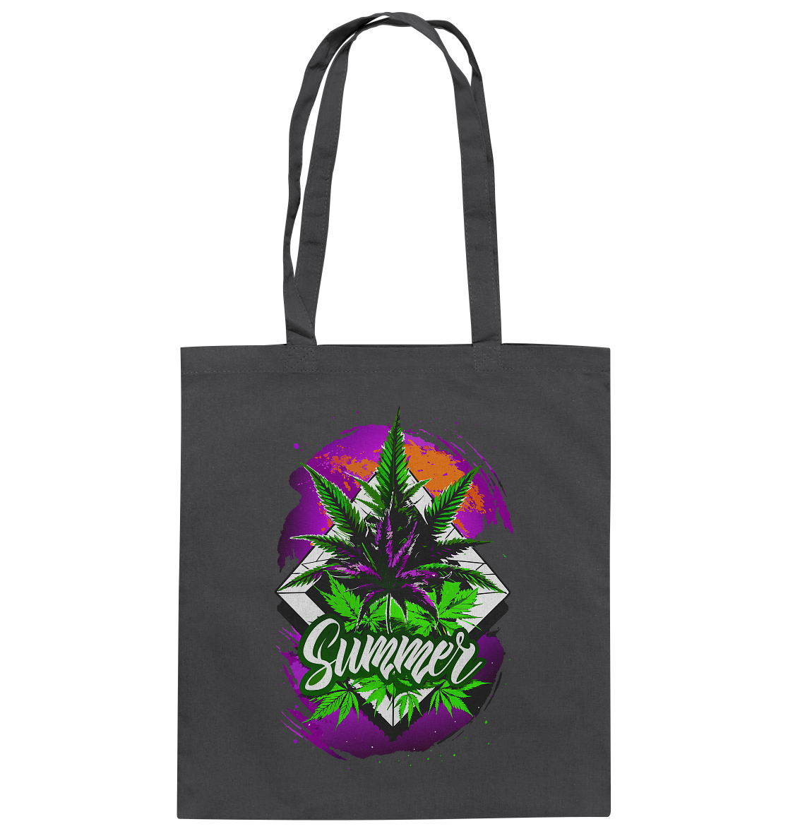 Purple Summer - Baumwolltasche