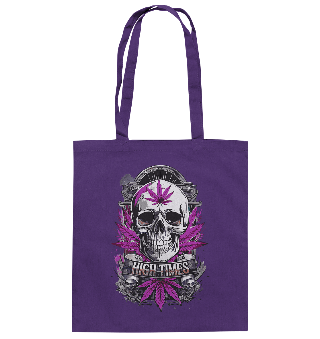 High Times Skull Purple - Baumwolltasche