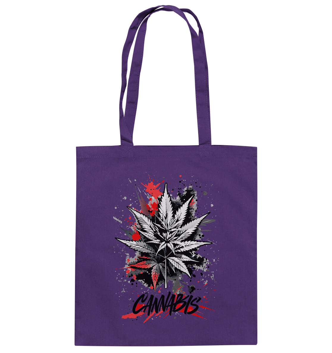 Red Cannabis - Baumwolltasche