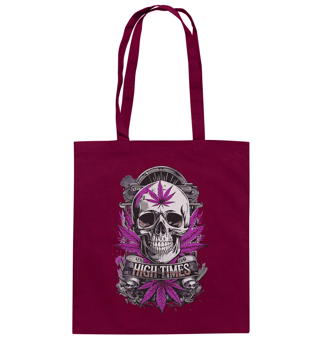 High Times Skull Purple - Baumwolltasche