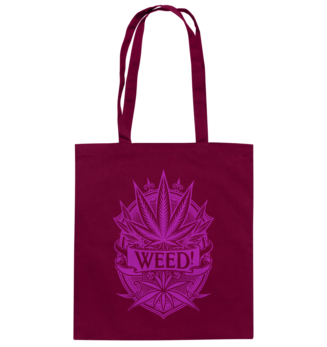 Pink Weed - Baumwolltasche