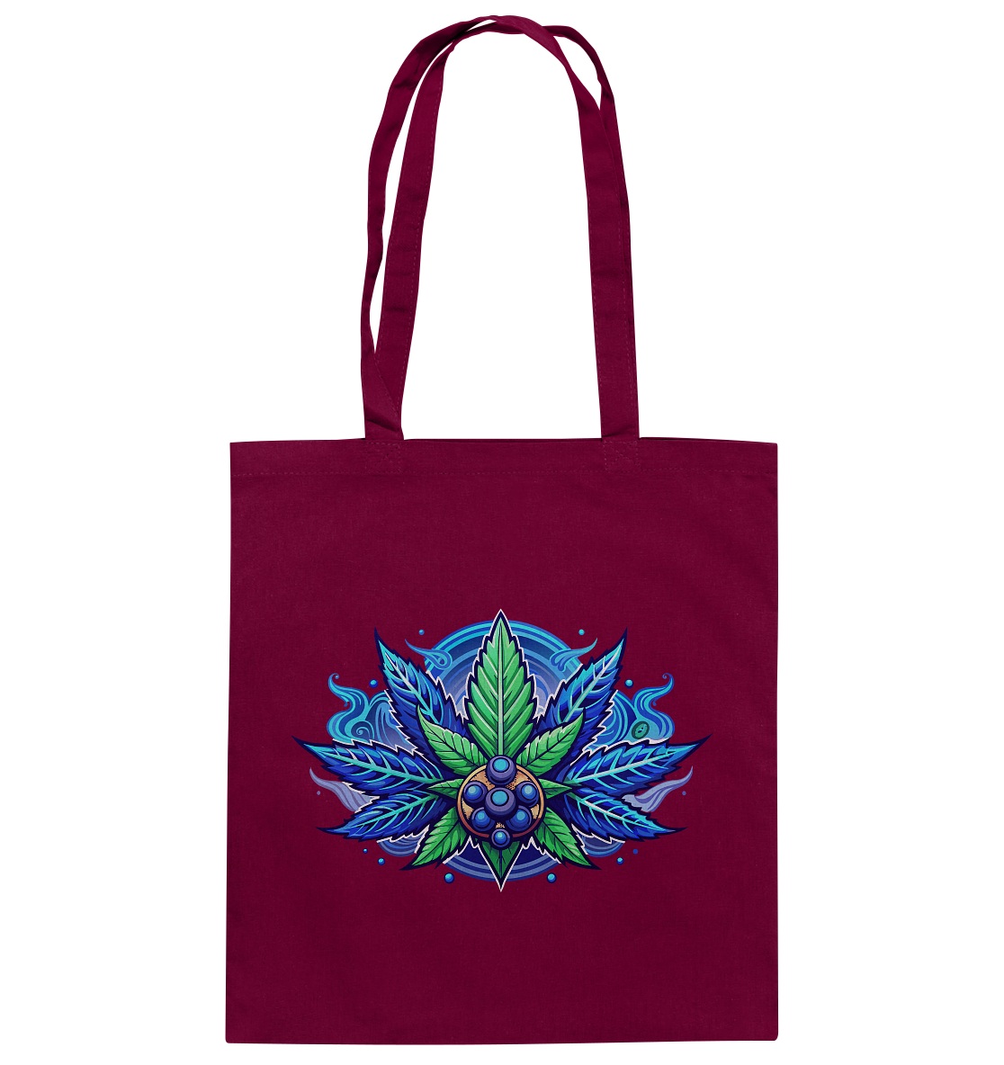 Blue Leaf - Baumwolltasche