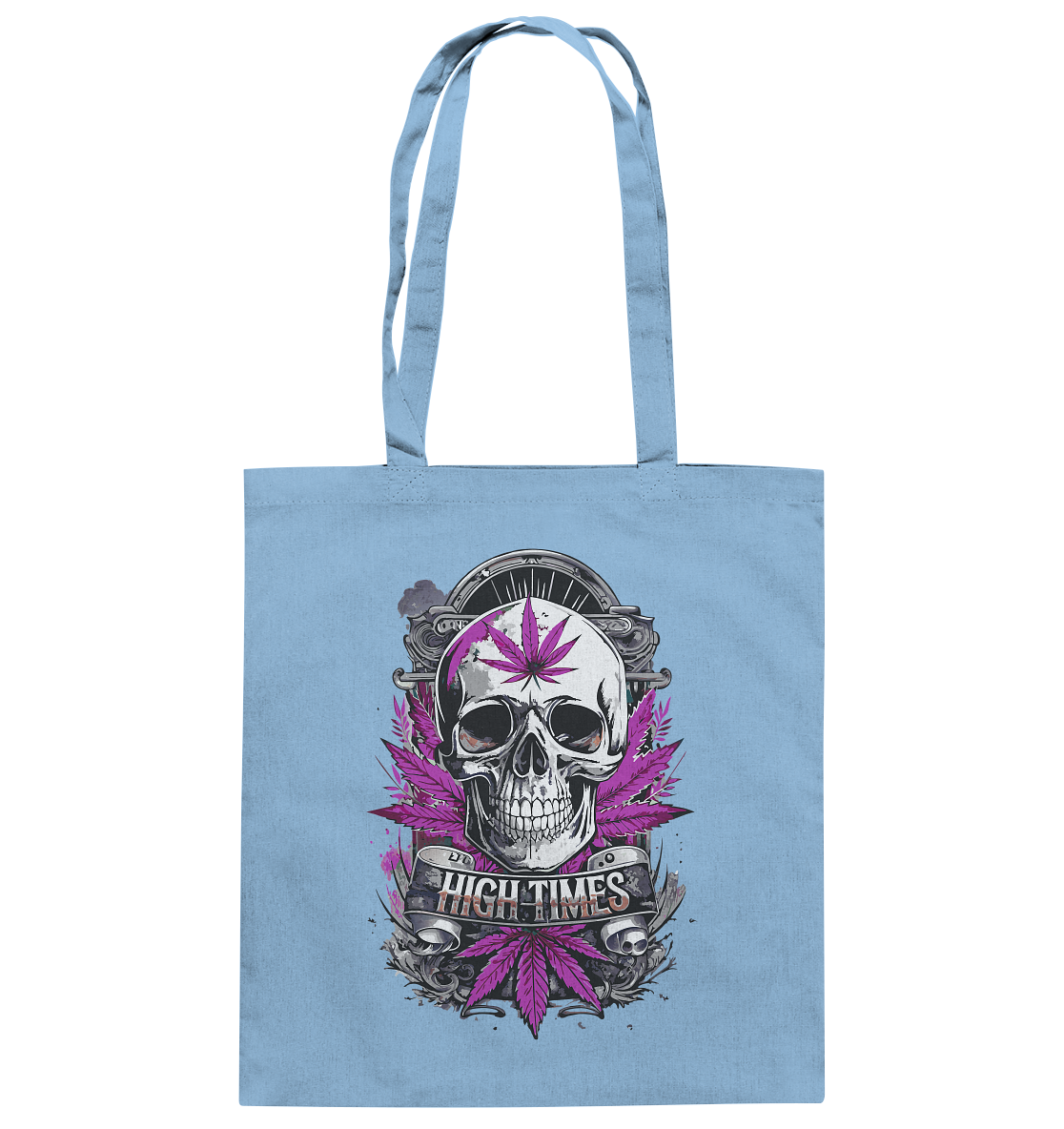 High Times Skull Purple - Baumwolltasche