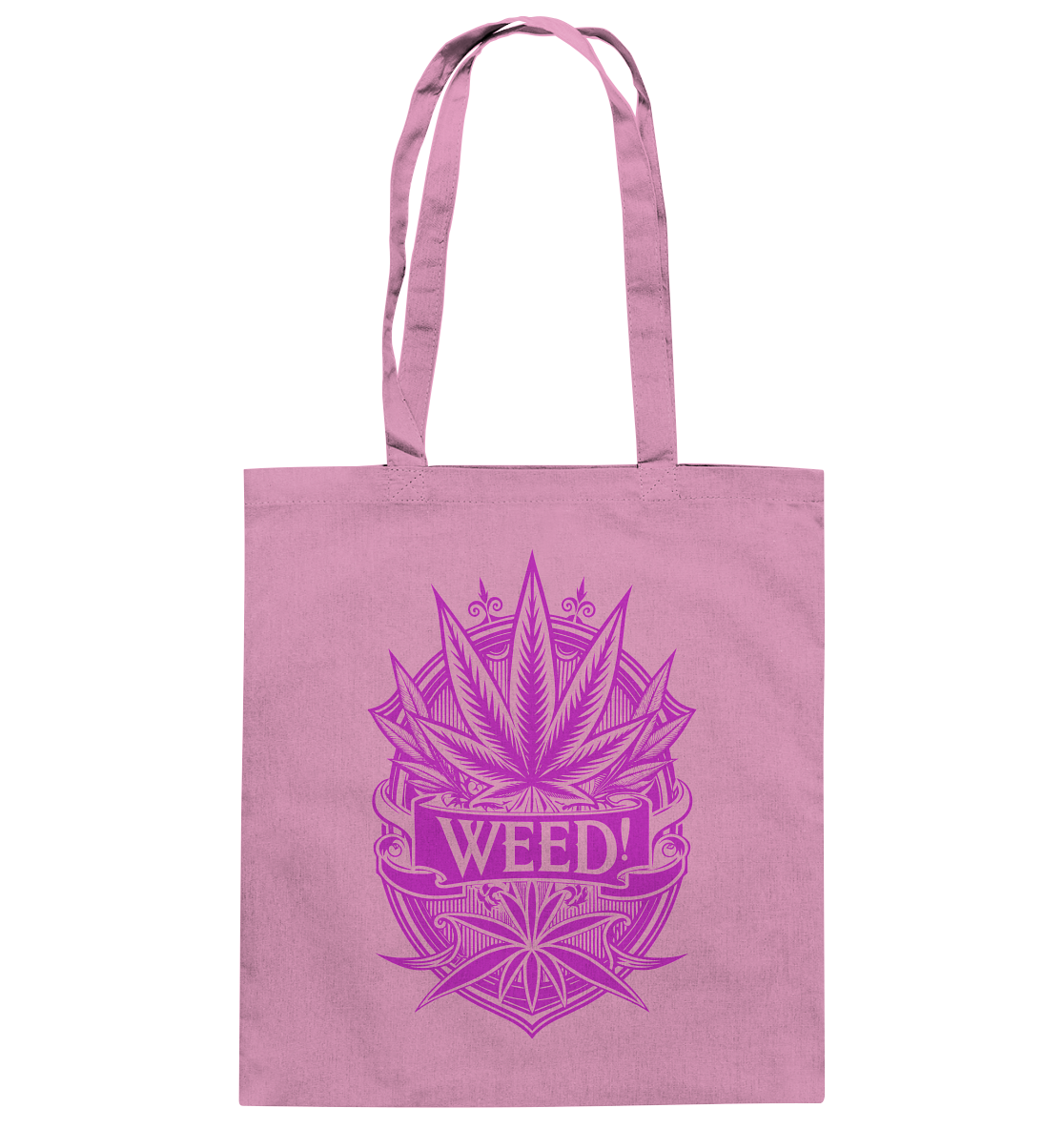 Pink Weed - Baumwolltasche