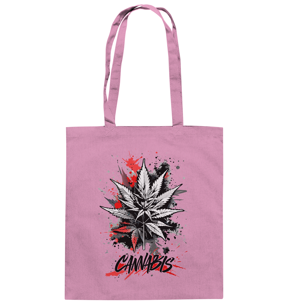 Red Cannabis - Baumwolltasche