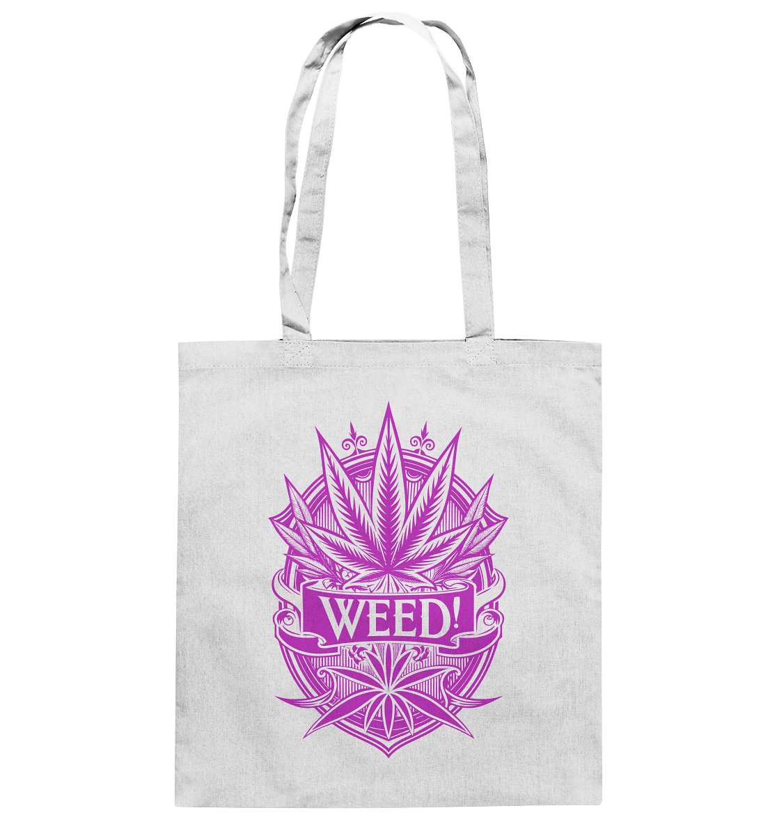 Pink Weed - Baumwolltasche