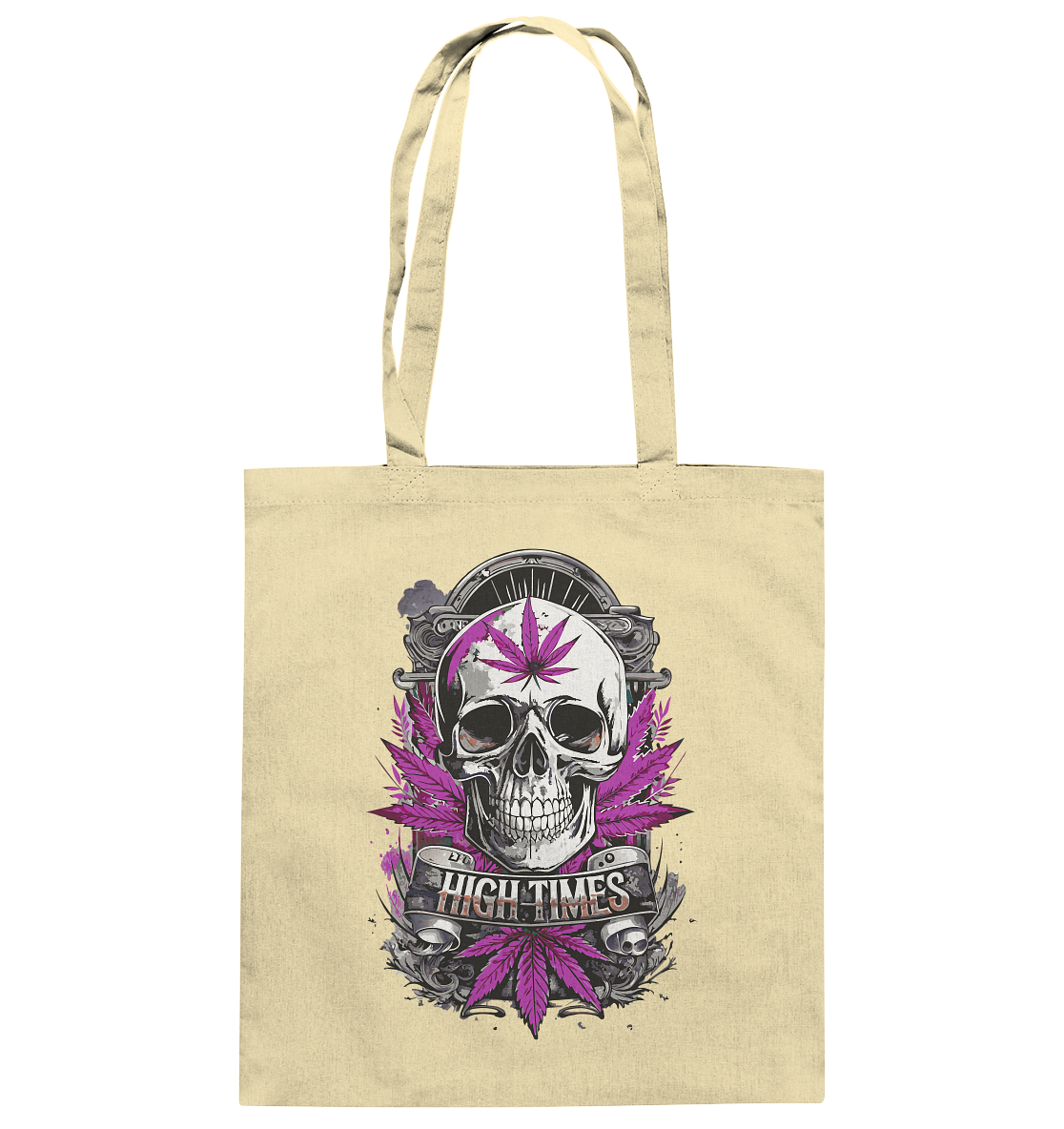 High Times Skull Purple - Baumwolltasche