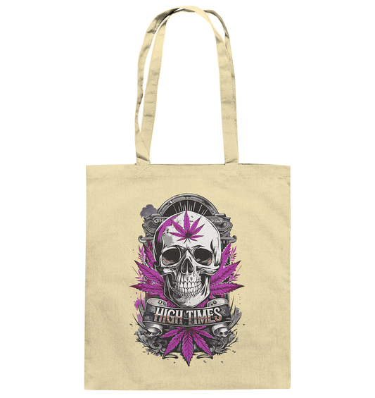 High Times Skull Purple - Baumwolltasche