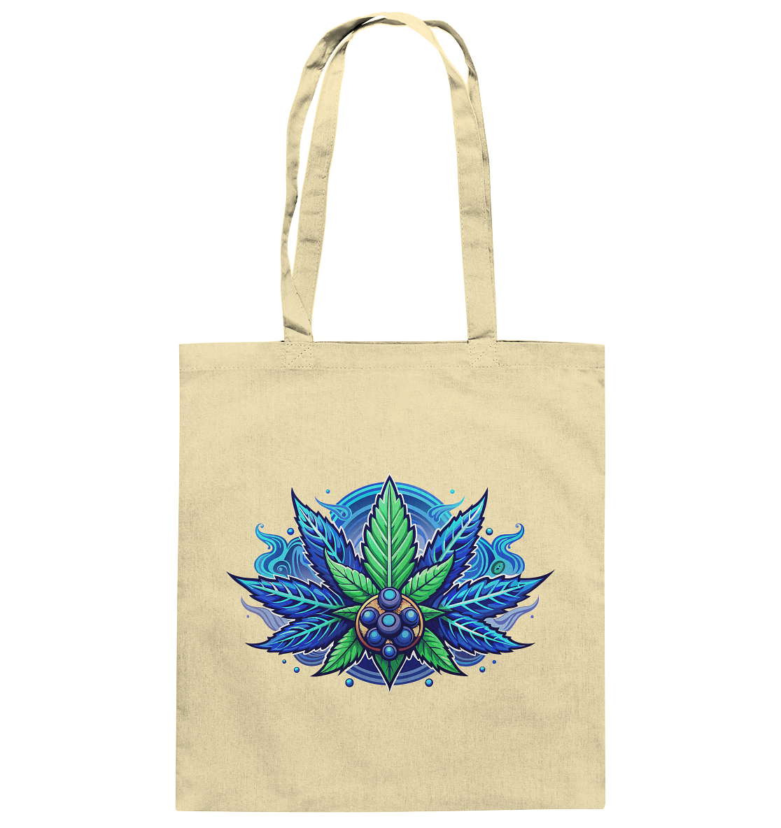 Blue Leaf - Baumwolltasche