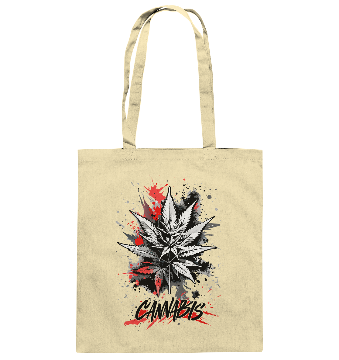 Red Cannabis - Baumwolltasche