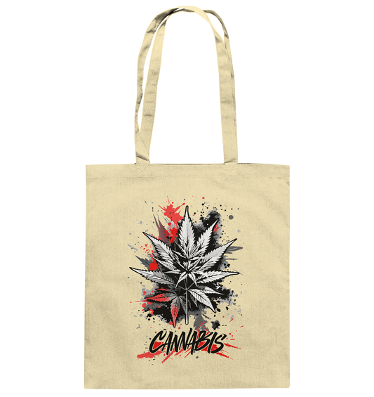 Red Cannabis - Baumwolltasche