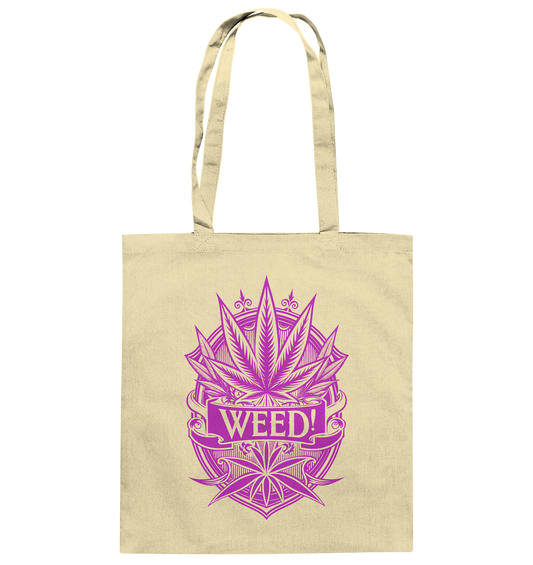 Pink Weed - Baumwolltasche