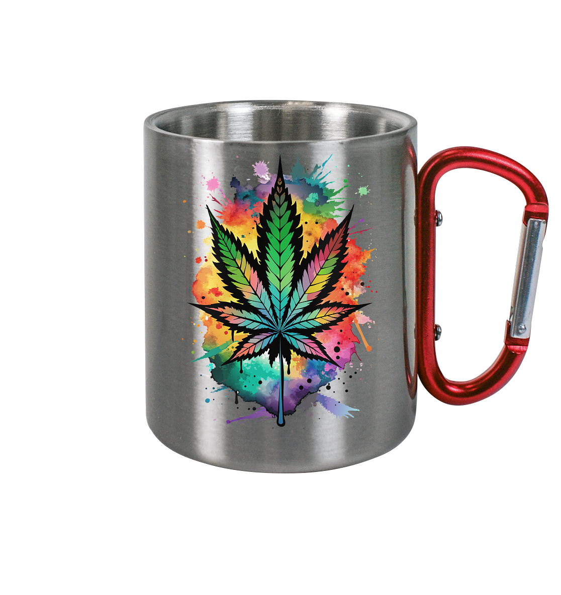 Color Leaf - Edelstahl Tasse