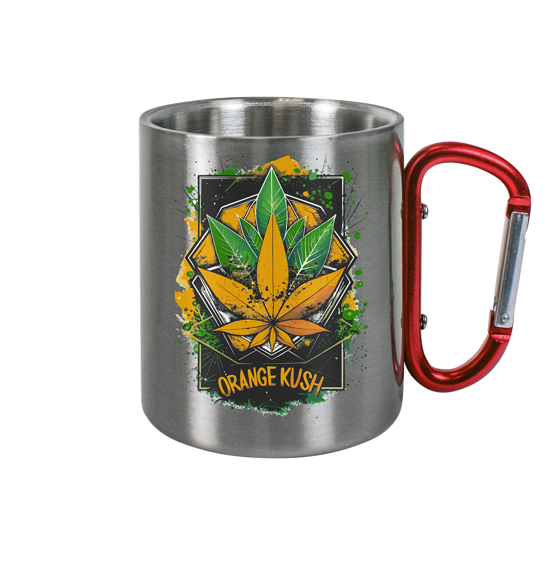 Orange Kush - Edelstahl Tasse