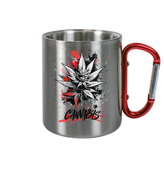 Red Cannabis - Edelstahl Tasse