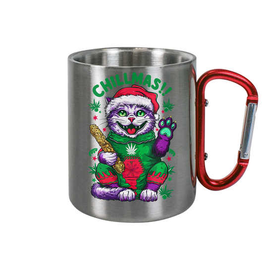 Chillmas Cat - Edelstahl Tasse