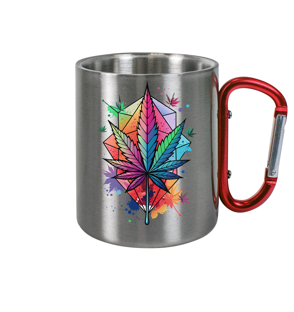 Color Leaf 2 - Edelstahl Tasse