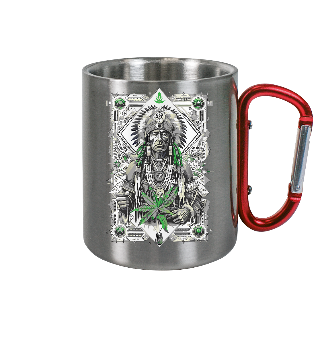 Indian - Edelstahl Tasse