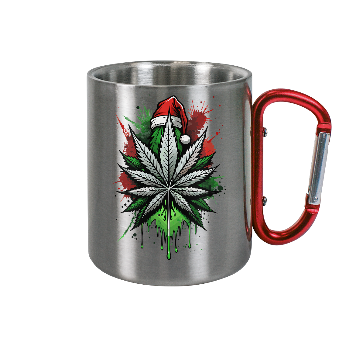 Cap Cannabis - Edelstahl Tasse
