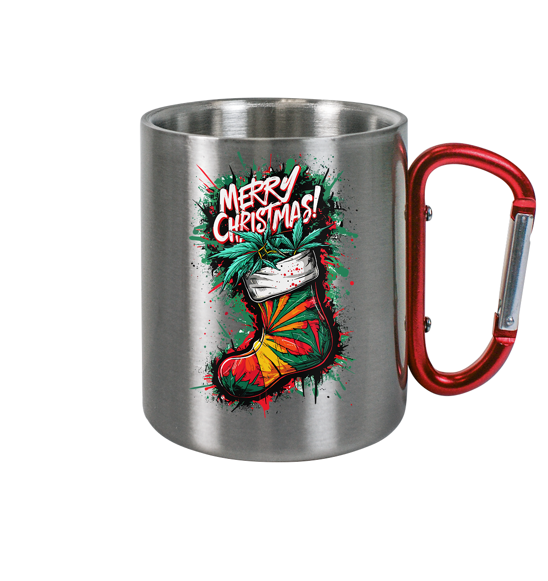 Christmas Boots - Edelstahl Tasse