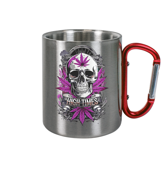 High Times Skull Purple - Edelstahl Tasse