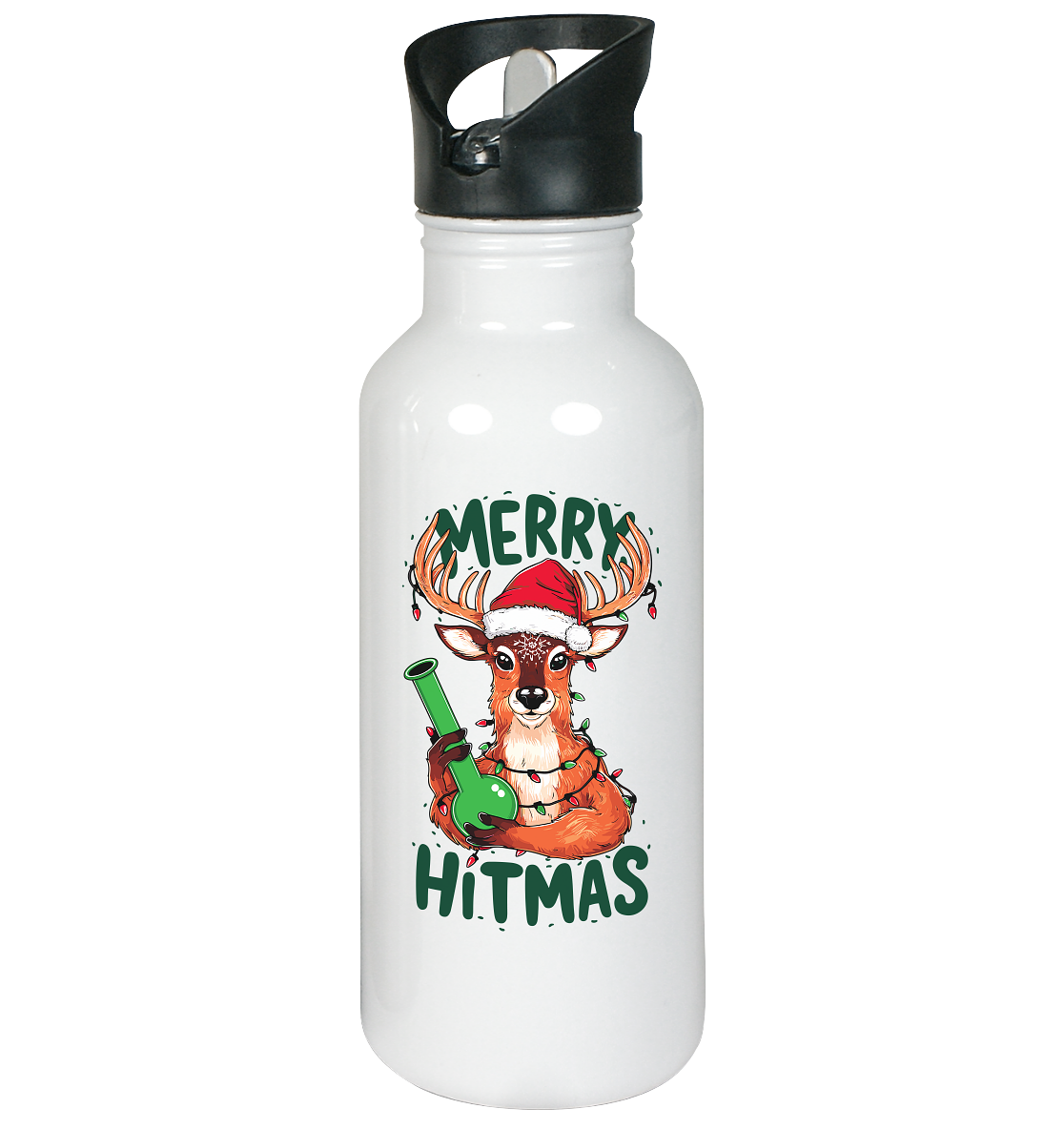 Bong Reindeer - Edelstahl-Trinkflasche 600ml