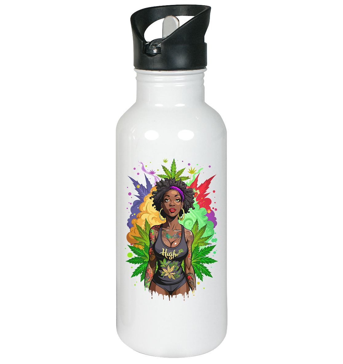 High Girl - Edelstahl-Trinkflasche 600ml