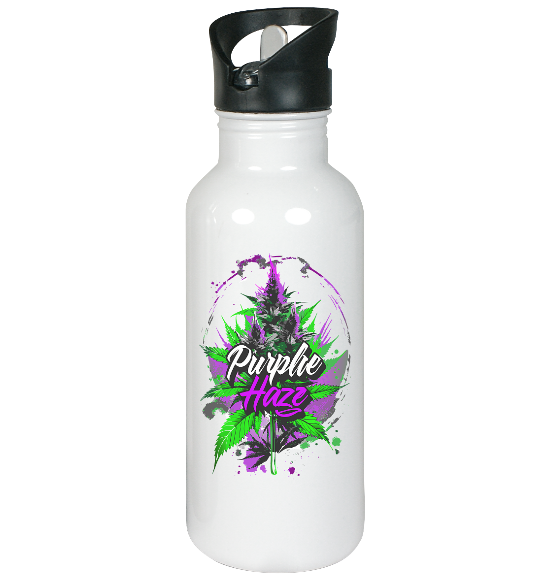 Purple Haze - Edelstahl-Trinkflasche 600ml