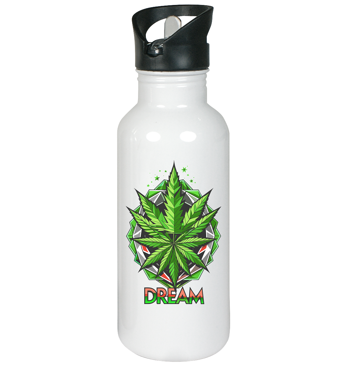 Dream Leaf - Edelstahl-Trinkflasche 600ml