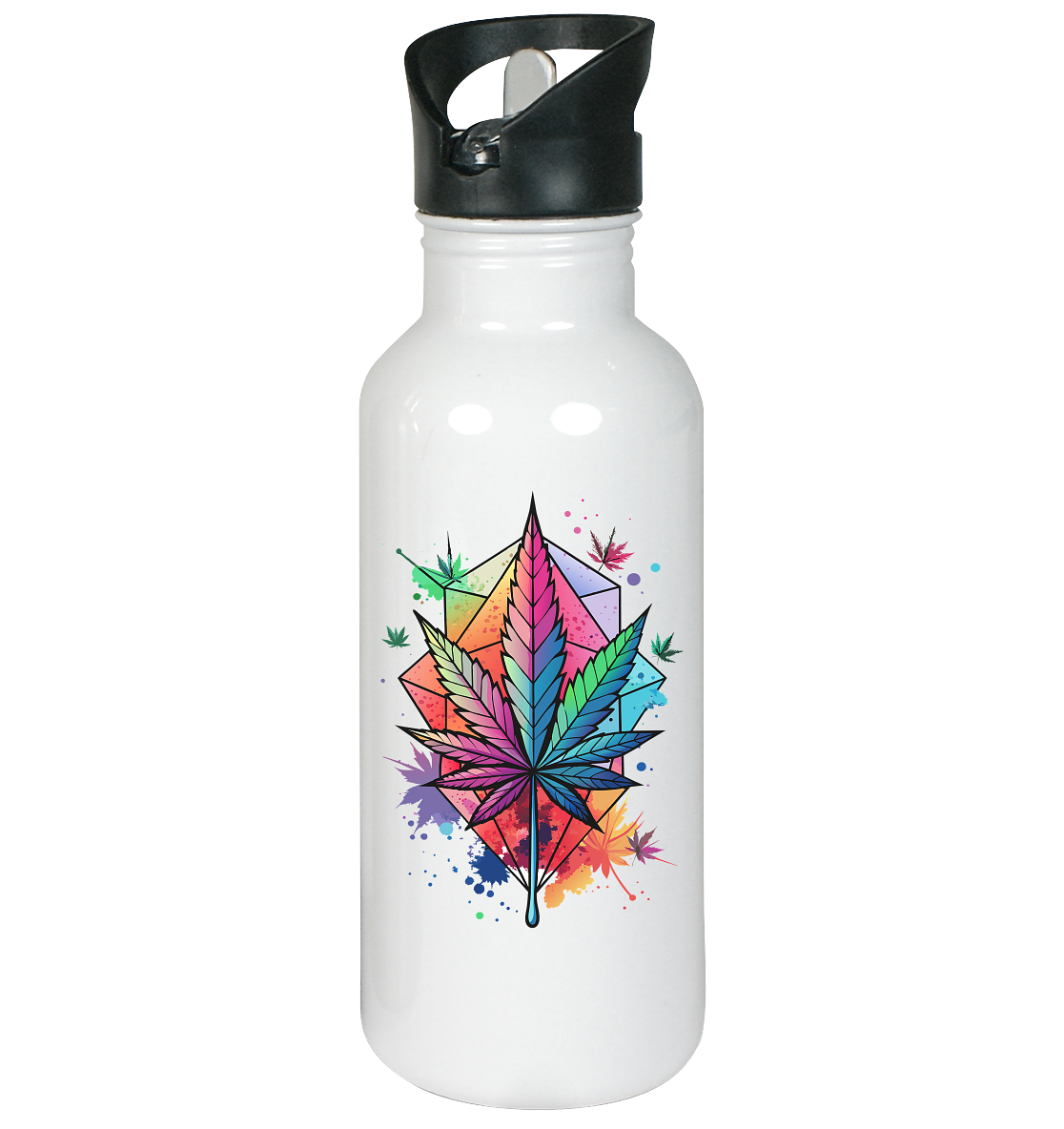 Color Leaf 2 - Edelstahl-Trinkflasche 600ml