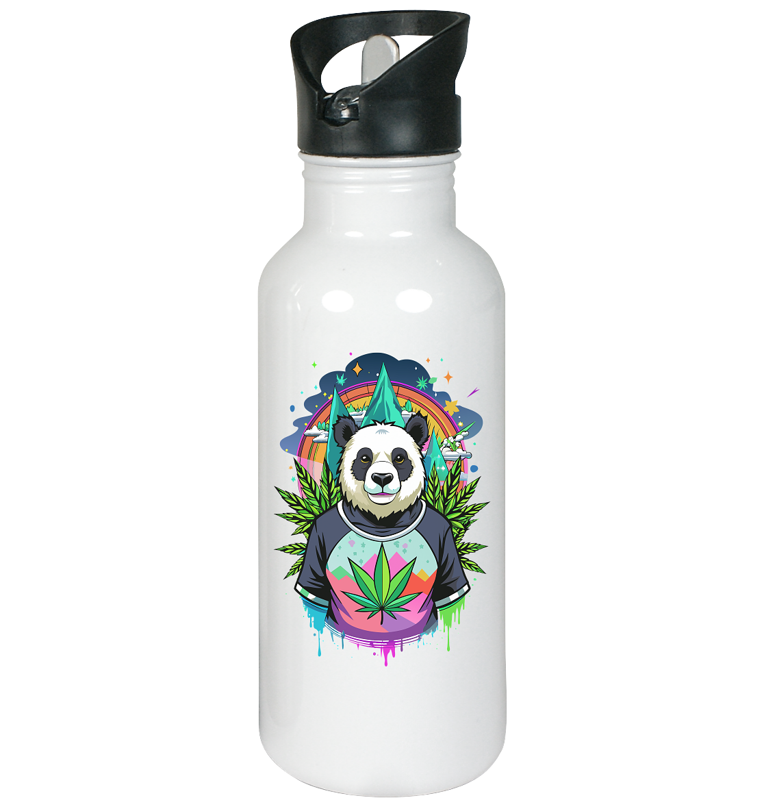 Panda Bear - Edelstahl-Trinkflasche 600ml