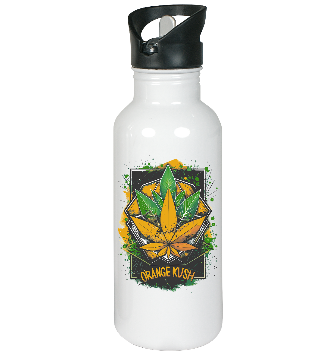 Orange Kush - Edelstahl-Trinkflasche 600ml