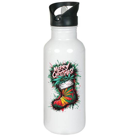 Christmas Boots - Edelstahl-Trinkflasche 600ml