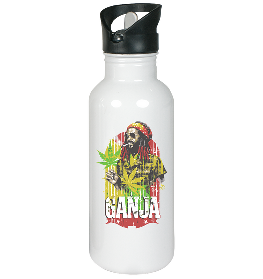 Ganja - Edelstahl-Trinkflasche 600ml