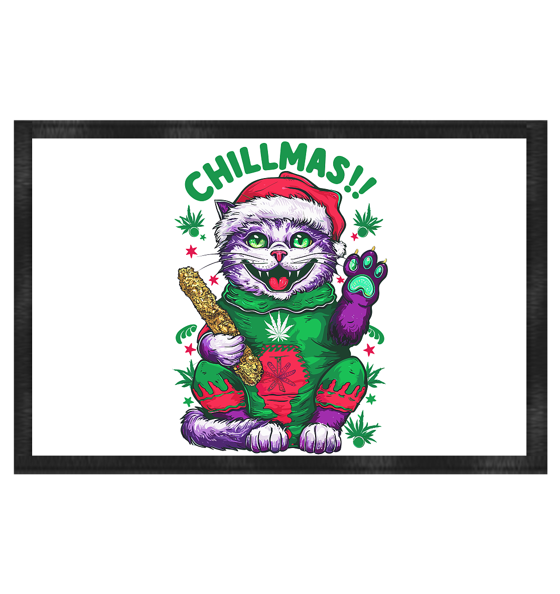 Chillmas Cat - Fussmatte 60x40cm