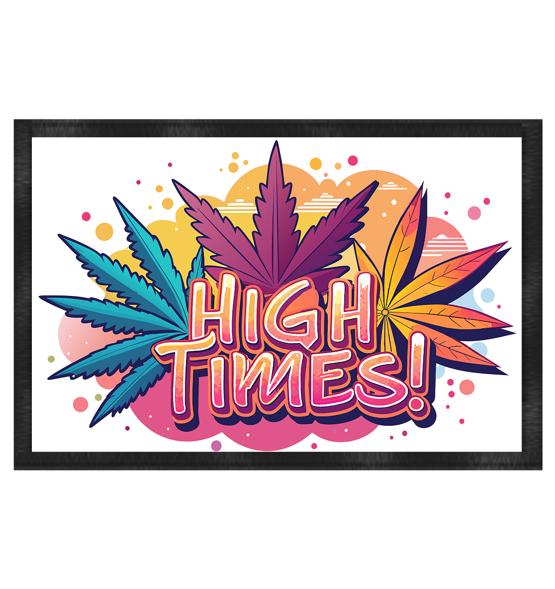 High Times Leafs - Fussmatte 60x40cm