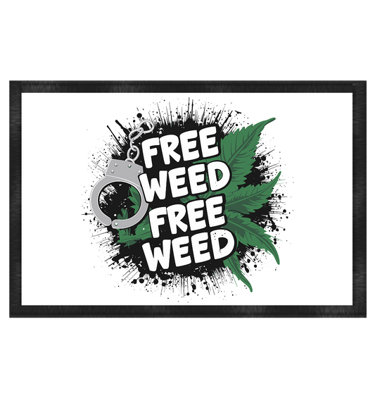 Free Weed - Fussmatte 60x40cm