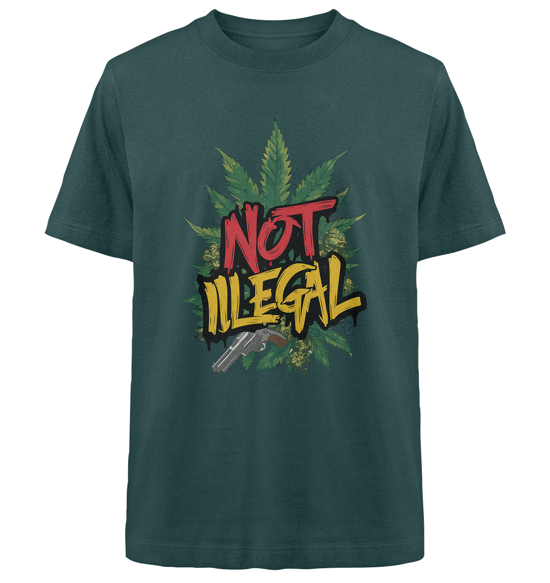 Not Illegal - Unisex Oversized Shirt