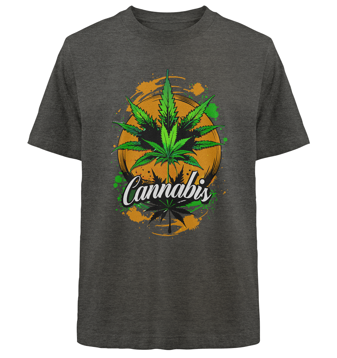 Orange Cannabis - Unisex Oversized Shirt