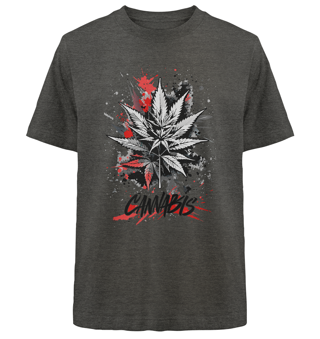 Red Cannabis - Unisex Oversized Shirt