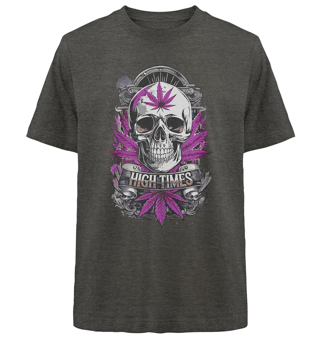 High Times Skull Purple - Unisex Oversized Shirt