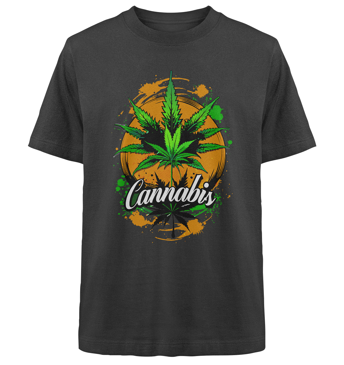 Orange Cannabis - Unisex Oversized Shirt
