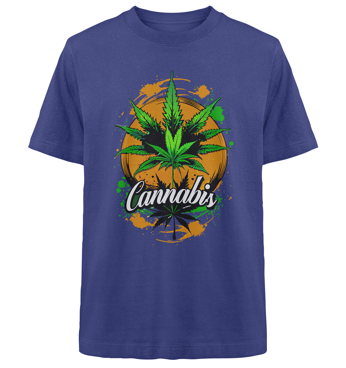 Orange Cannabis - Unisex Oversized Shirt