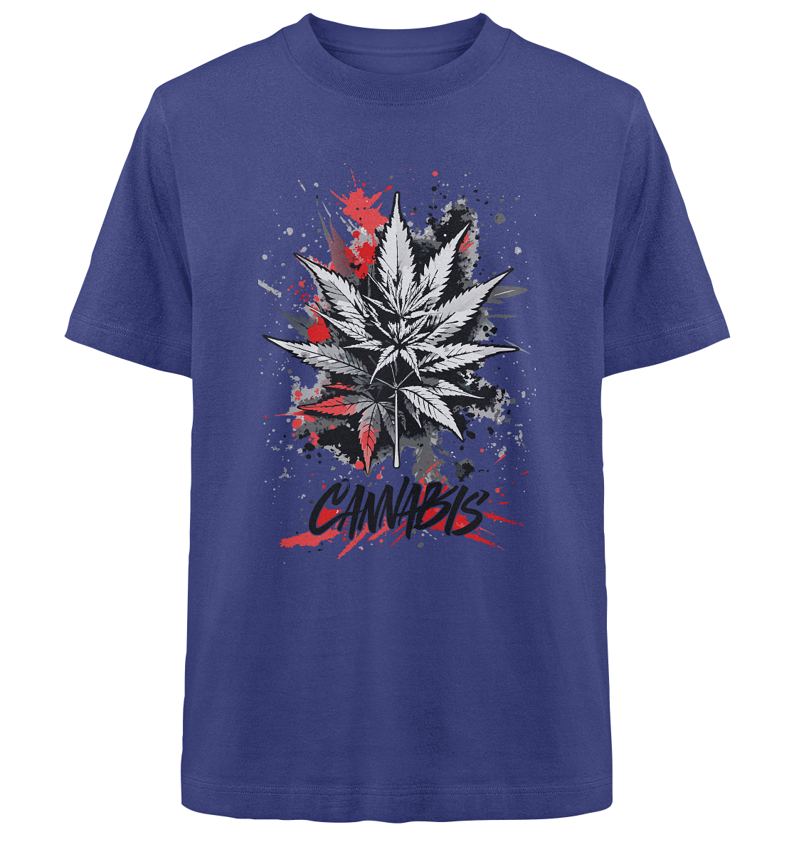 Red Cannabis - Unisex Oversized Shirt