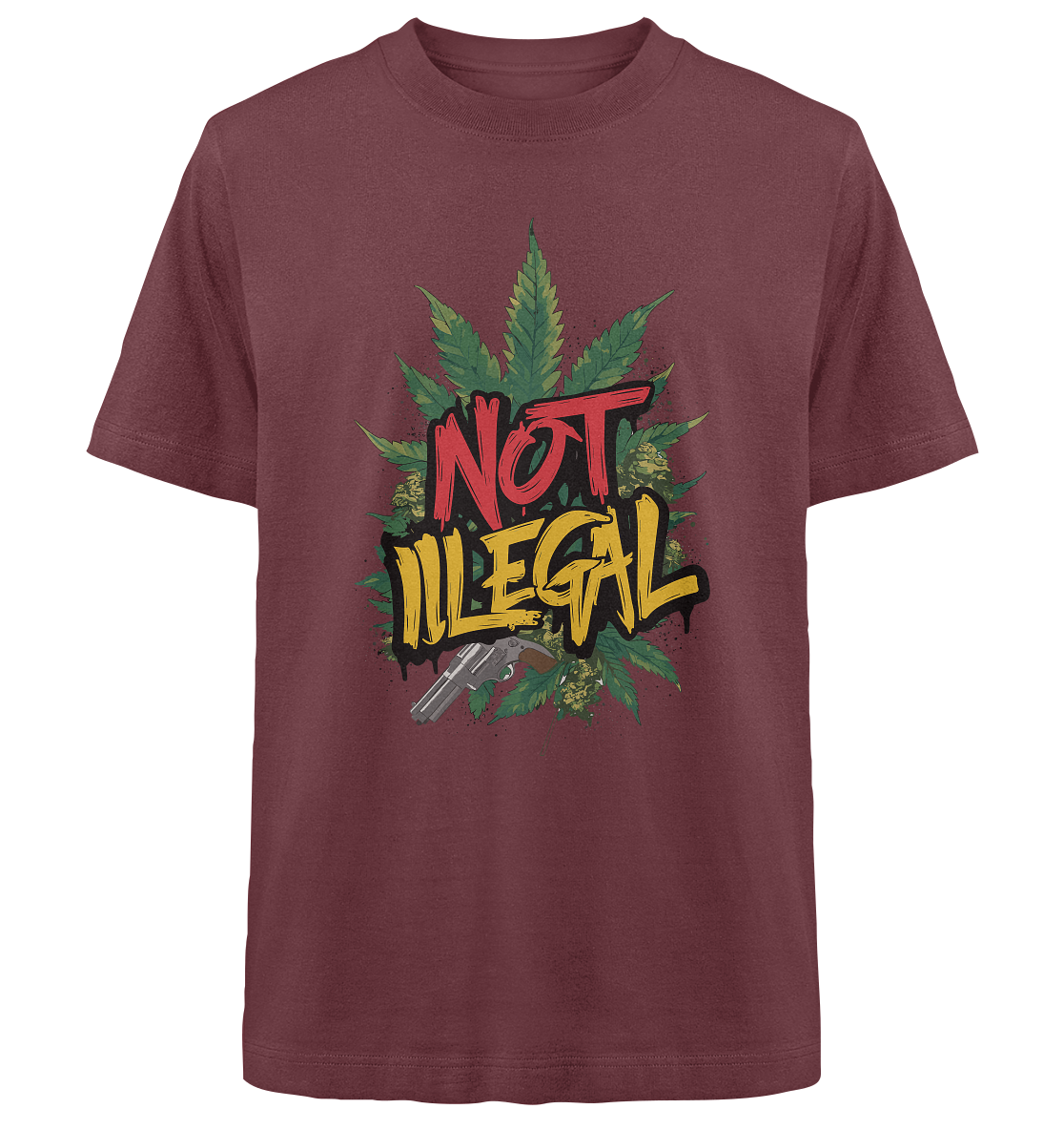 Not Illegal - Unisex Oversized Shirt